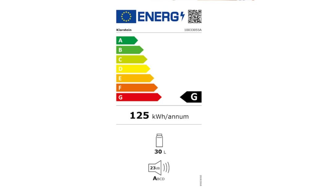 Spotřeba elektřiny je na energetickém štítku rozdělena do skupin.